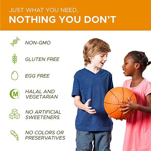 Noor Vitamins Multivitamínico Halal para Niños Masticable: Vitaminas Esenciales para Inmunidad, Huesos y Salud Visual con Hierro - Sin GMO y Sin - imagen 5