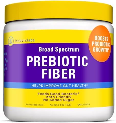 Polvo de Fibra Prebiótica InnovixLabs para la Salud Digestiva y del Intestino, Suplemento Alto en Fibra para Hombres y Mujeres, con Raíz de - imagen 1