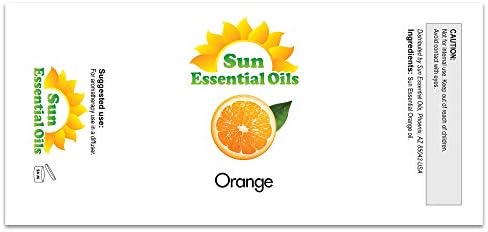 Aceite Esencial de Naranja Dulce Sun - 16 oz para Difusores, Cuidado del Cabello y Piel, Aromaterapia, Velas, Jabón, Loción y Productos de Limpieza, - imagen 2