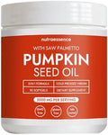 Aceite de Semilla de Calabaza Nutra Essence con Saw Palmetto - Aceite Virgen Prensado en Frío, Rico en Ácidos Grasos Esenciales y Fitoesteroles - - imagen 1
