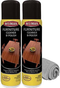 Limpiador y Pulidor de Madera Weiman - Limpia, Brilla y Protege Superficies de Madera Acabadas - Paquete de 2 con Toalla de Microfibra Incluida - imagen 1
