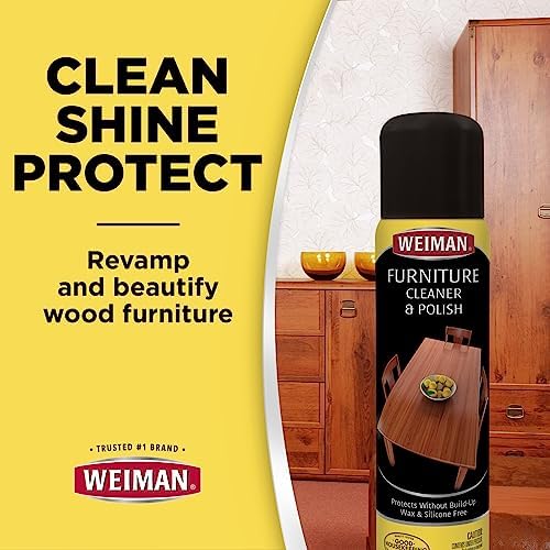 Limpiador y Pulidor de Madera Weiman - Limpia, Brilla y Protege Superficies de Madera Acabadas - Paquete de 2 con Toalla de Microfibra Incluida - imagen 2