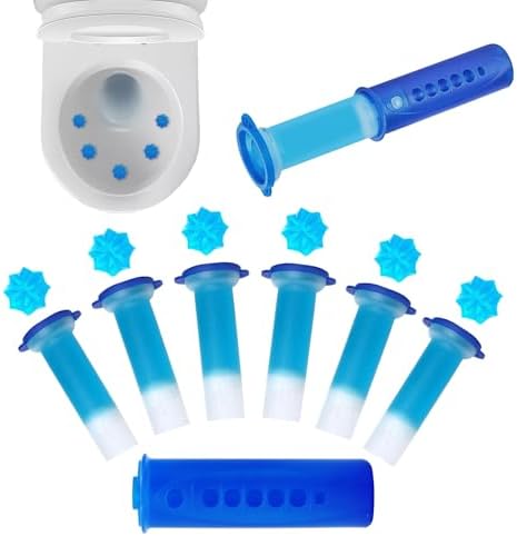 6 Paquetes de Gel para Inodoro - Sellos de Gel de Repuesto Compatibles con Scrubbing Bubbles, Evita la Cal y Manchas, Limpieza y Frescura, 6 Paquetes - imagen 1