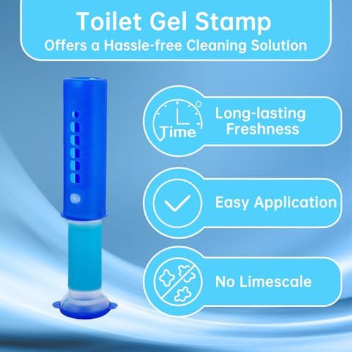 6 Paquetes de Gel para Inodoro - Sellos de Gel de Repuesto Compatibles con Scrubbing Bubbles, Evita la Cal y Manchas, Limpieza y Frescura, 6 Paquetes - imagen 2