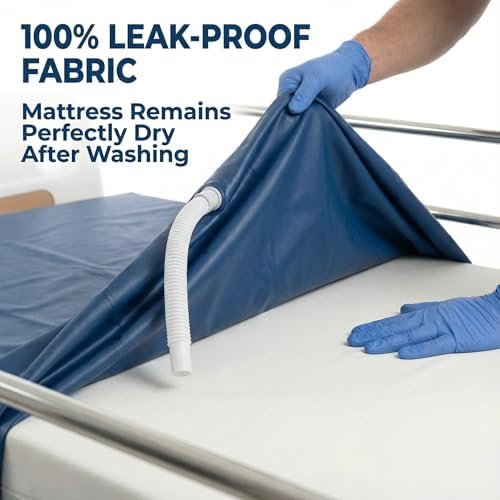Sábana de Lavado Bold Grup con Manguera de Drenaje - Almohadilla Impermeable y Kit de Baño Portátil para Pacientes Encamados, Ancianos y - imagen 3