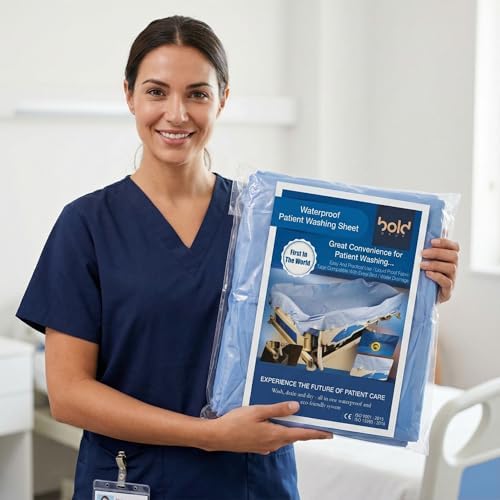 Sábana de Lavado Bold Grup con Manguera de Drenaje - Almohadilla Impermeable y Kit de Baño Portátil para Pacientes Encamados, Ancianos y - imagen 7
