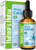 Calcio Fuerte de Nature's Nutra con MenaQ7 K2, Calcio Líquido Premium para Bebés y Niños, Sabor Natural, No GMO, Kosher, 2 Fl. Oz (60ml) - imagen 1