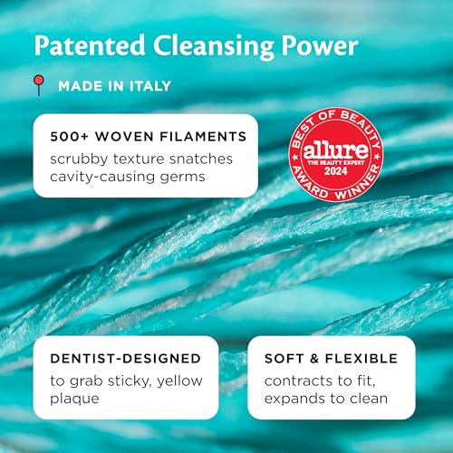 Cocofloss Dental Floss Woven, Muestra Favorita, Cuidado Oral Diseñado por Dentistas, Con Aceite de Coco, Vegano, Amigable para Niños, 1 Menta (33 - imagen 3