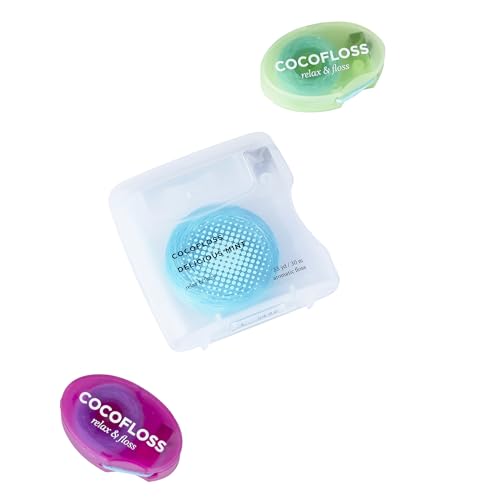 Cocofloss Dental Floss Woven, Muestra Favorita, Cuidado Oral Diseñado por Dentistas, Con Aceite de Coco, Vegano, Amigable para Niños, 1 Menta (33 - imagen 7