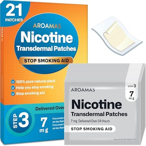 Parche de Nicotina para Dejar de Fumar, Sistema Transdérmico de 7mg (Paso 3) - Entrega en 24 Horas, Ayuda Efectiva para Dejar de Fumar - imagen 1