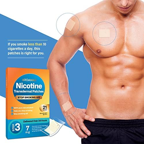 Parche de Nicotina para Dejar de Fumar, Sistema Transdérmico de 7mg (Paso 3) - Entrega en 24 Horas, Ayuda Efectiva para Dejar de Fumar - imagen 6