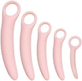 Set de 5 Dilatadores de Silicón para Entrenamiento de Músculos del Suelo Pélvico, Masajeador para Mujeres, Dispositivo de Fortalecimiento (con Bolsa - imagen 1