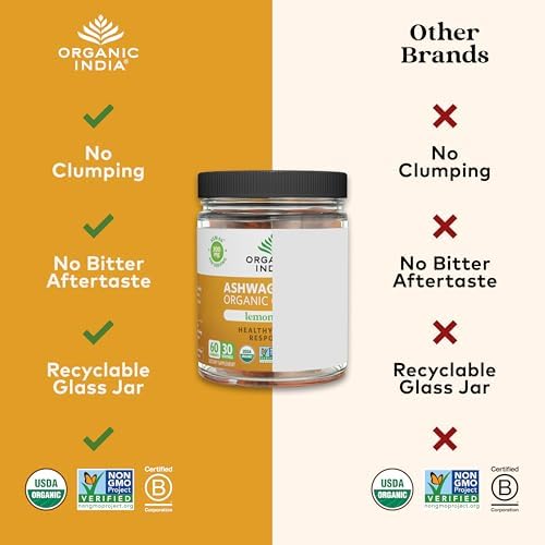 Gomitas Orgánicas INDIA Ashwagandha para Hombres y Mujeres - Suplemento para el Estrés, KSM-66 Raíz de Ashwagandha, Extra Fuerte, Vegan, Sin OGM - - imagen 4