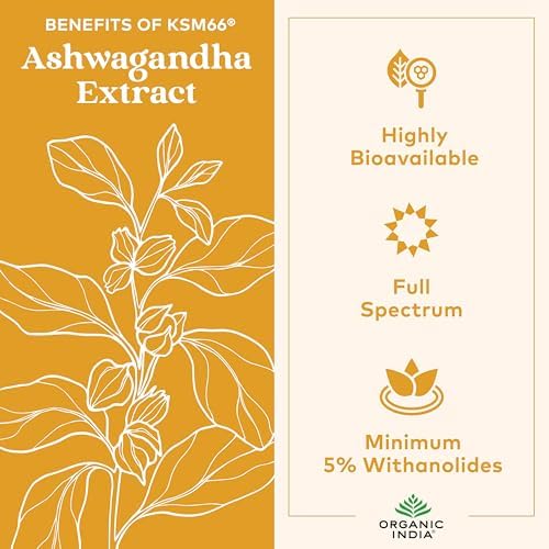 Gomitas Orgánicas INDIA Ashwagandha para Hombres y Mujeres - Suplemento para el Estrés, KSM-66 Raíz de Ashwagandha, Extra Fuerte, Vegan, Sin OGM - - imagen 5