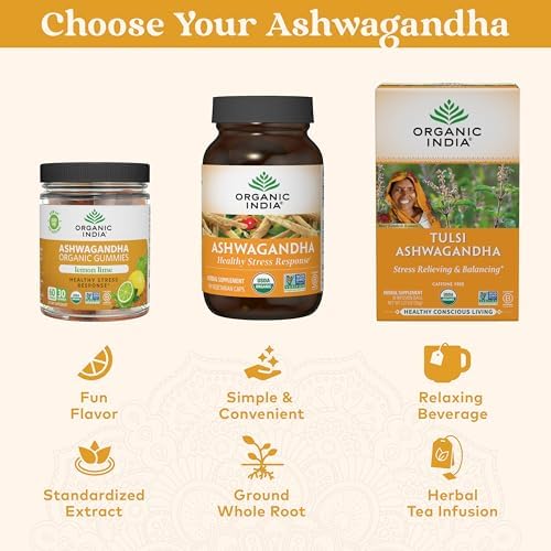 Gomitas Orgánicas INDIA Ashwagandha para Hombres y Mujeres - Suplemento para el Estrés, KSM-66 Raíz de Ashwagandha, Extra Fuerte, Vegan, Sin OGM - - imagen 7