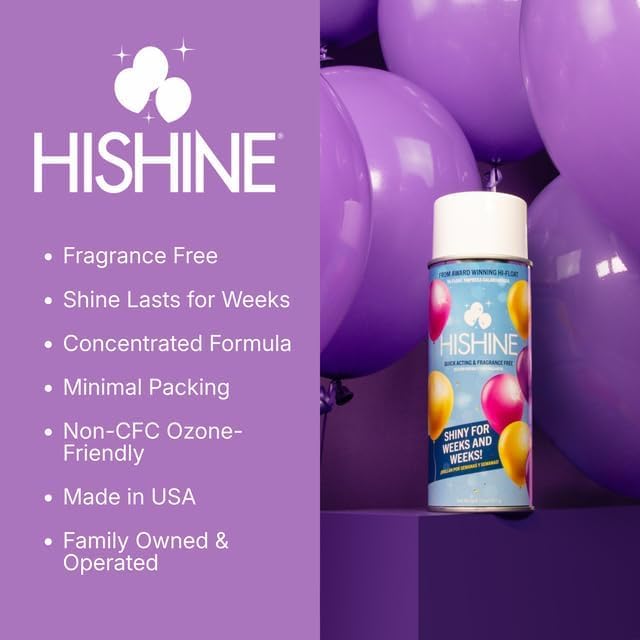 Spray Aerosol HI-SHINE de 12 oz: Rocío Preciso, Sin Goteos, Brillo Instantáneo - Mejora la Decoración para Fiestas, Bodas y Eventos - Aplicación - imagen 3