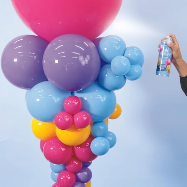 Spray Aerosol HI-SHINE de 12 oz: Rocío Preciso, Sin Goteos, Brillo Instantáneo - Mejora la Decoración para Fiestas, Bodas y Eventos - Aplicación - imagen 5