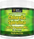 Polvo Premium de Chlorella y Spirulina | 85 Porciones | No OGM | Cultivado al Sol | Color Verde Profundo | Pared Celular Rota | Alcalinizante | Alto - imagen 1