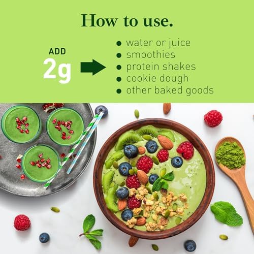 Polvo Premium de Chlorella y Spirulina | 85 Porciones | No OGM | Cultivado al Sol | Color Verde Profundo | Pared Celular Rota | Alcalinizante | Alto - imagen 3