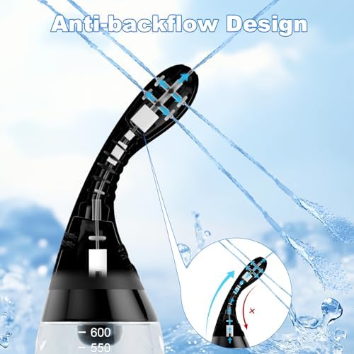 Kit de Enema Automático con Bulbo Eléctrico de 20oz - 3 Velocidades y 10 Vibraciones para Limpieza Colónica, Limpiador Anal Antirretorno con Control - imagen 4