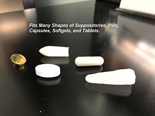 Aplicadores de Supositorios (Paquete de 25), Compatibles con la Mayoría de Supositorios, Pastillas y Tabletas, Envuelto Individualmente, Desechable, - imagen 3