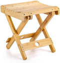 Taburete Plegable de Bambú Lawei - Altura de 30 cm, Silla de Baño para Ducha, Ideal para Afeitar Piernas y Descanso de Pies, Pequeño y Portátil - imagen 1