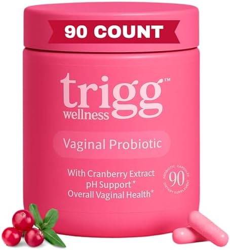 Probioticos Vaginales Trigg para Mujeres - Equilibrio de pH, Digestión, Salud Femenina con Arándano - Mezcla Prebiótica, Lactobacillus - 90 Cápsulas - imagen 1