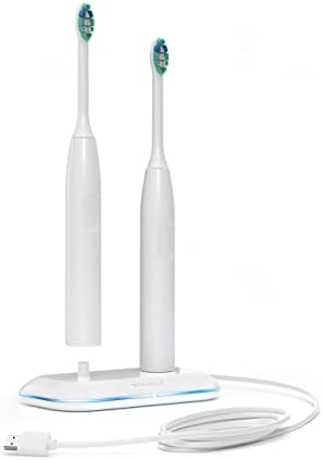 Cargador Doble Galvanox para Cepillos de Dientes Philips Sonicare - Reemplazo HX6100 Compatible con Protective Clean 4100, 6100, Modelos Kids y Más - imagen 1