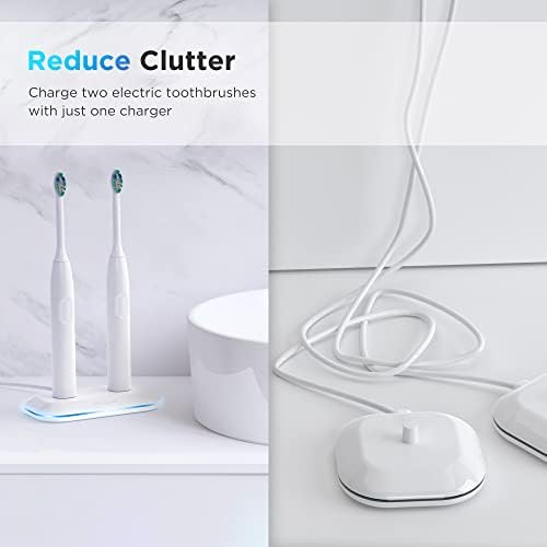 Cargador Doble Galvanox para Cepillos de Dientes Philips Sonicare - Reemplazo HX6100 Compatible con Protective Clean 4100, 6100, Modelos Kids y Más - imagen 4