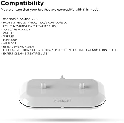 Cargador Doble Galvanox para Cepillos de Dientes Philips Sonicare - Reemplazo HX6100 Compatible con Protective Clean 4100, 6100, Modelos Kids y Más - imagen 6