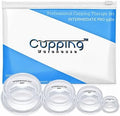 Set de Ventosas de Silicón Cupping Warehouse Supreme 4 Intermedio Pro 5560 para Principiantes – Grado Médico, para Masaje, Alivio del Dolor, - imagen 1