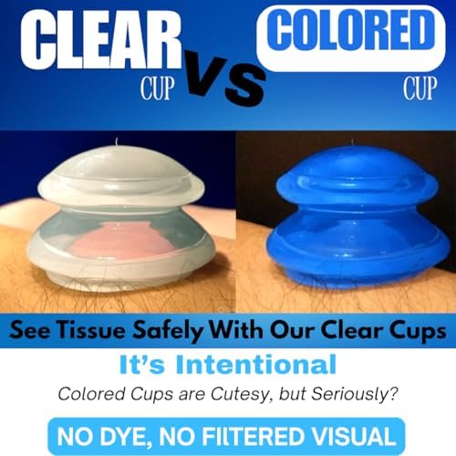 Set de Ventosas de Silicón Cupping Warehouse Supreme 4 Intermedio Pro 5560 para Principiantes – Grado Médico, para Masaje, Alivio del Dolor, - imagen 5