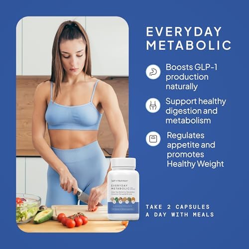 Suplemento Natural SELF NUTRITION GLP-1 para Mujeres – Probado por Terceros – Apoyo al Metabolismo y Apetito con Berberina, Té Verde, Canela y - imagen 5