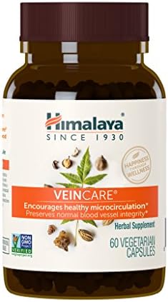 Himalaya VeinCare - Suplementos Herbales para el Apoyo Venoso y la Circulación - Vegano, No GMO, Sin Gluten, 300 mg, 60 Cápsulas - imagen 1