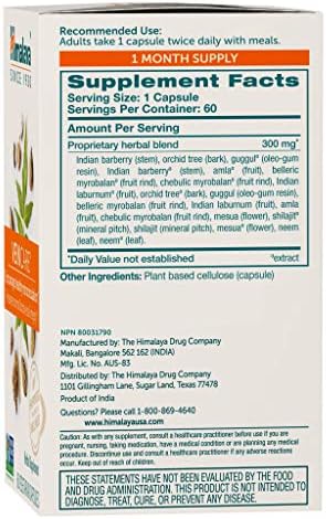 Himalaya VeinCare - Suplementos Herbales para el Apoyo Venoso y la Circulación - Vegano, No GMO, Sin Gluten, 300 mg, 60 Cápsulas - imagen 2