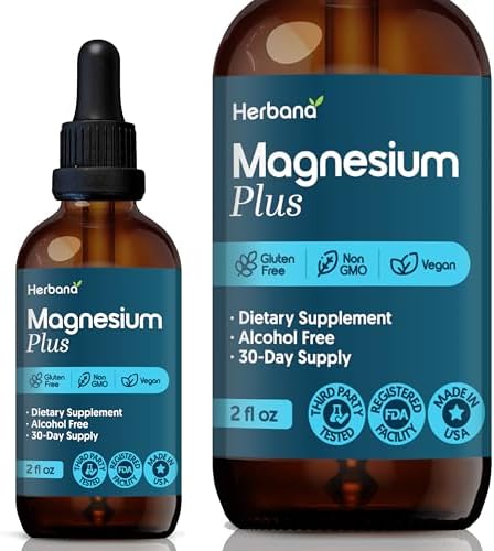 Complejo de Magnesio Plus 2 oz - Gotas Líquidas de Citrato, Glicinato y L-treonato de Magnesio con Vitaminas B6, D y C - Alta Potencia y 100% - imagen 1