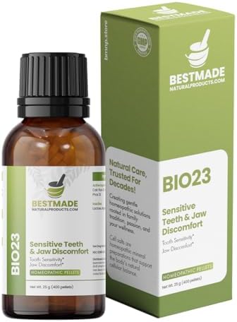 Bestmade Natural Products Apoyo para Dolor de Muela y Nervios en la Mandíbula BIO23 - Alivio para Sensibilidad Dental y Malestar Oral, 350 Pellets - imagen 1