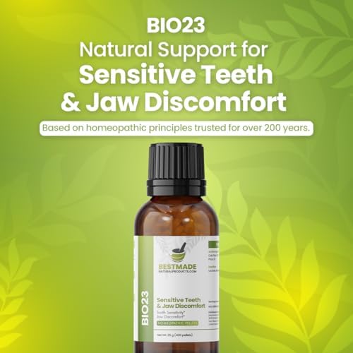 Bestmade Natural Products Apoyo para Dolor de Muela y Nervios en la Mandíbula BIO23 - Alivio para Sensibilidad Dental y Malestar Oral, 350 Pellets - imagen 3