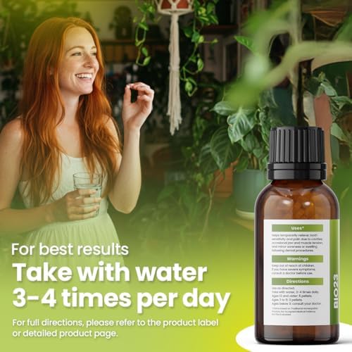 Bestmade Natural Products Apoyo para Dolor de Muela y Nervios en la Mandíbula BIO23 - Alivio para Sensibilidad Dental y Malestar Oral, 350 Pellets - imagen 5