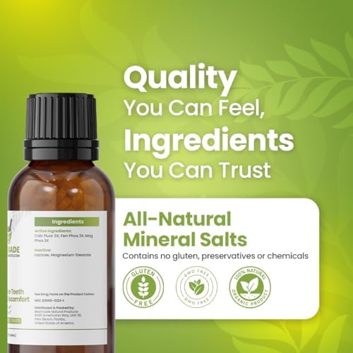 Bestmade Natural Products Apoyo para Dolor de Muela y Nervios en la Mandíbula BIO23 - Alivio para Sensibilidad Dental y Malestar Oral, 350 Pellets - imagen 6