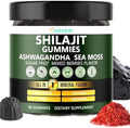 Gomitas de Shilajit Natural Himalayo Adndale para Hombres y Mujeres, Sabor a Berries Mixtas Sin Azúcar - con Ashwagandha, Musgo Marino, Melena de - imagen 1