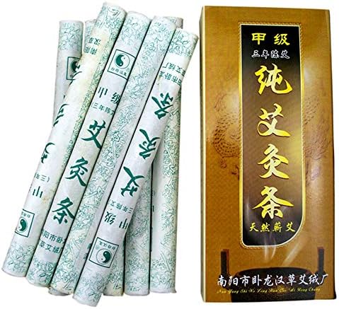 Rollos de Artemisa Natural Moxa Hechos a Mano - 3 Años de Pureza para Moxibustión (10 por Caja) - imagen 1