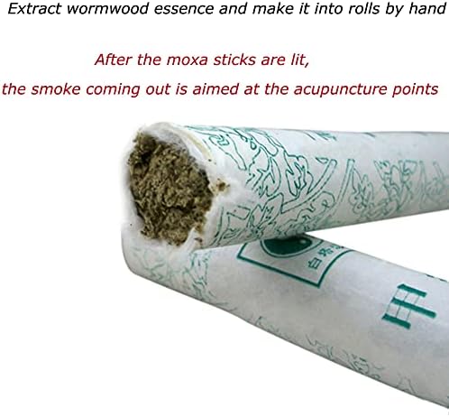 Rollos de Artemisa Natural Moxa Hechos a Mano - 3 Años de Pureza para Moxibustión (10 por Caja) - imagen 2