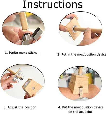 Rollos de Artemisa Natural Moxa Hechos a Mano - 3 Años de Pureza para Moxibustión (10 por Caja) - imagen 3