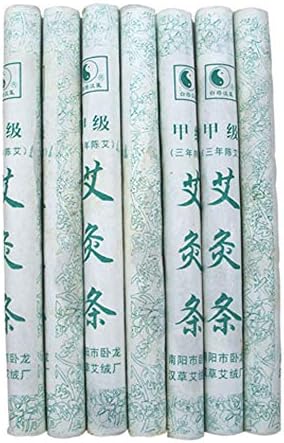 Rollos de Artemisa Natural Moxa Hechos a Mano - 3 Años de Pureza para Moxibustión (10 por Caja) - imagen 5