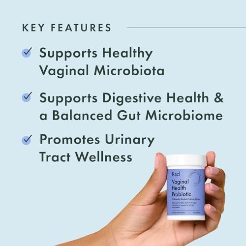 Suplemento Rael Probiotics para Mujeres - Equilibrio de pH con Prebióticos, Salud Inmunológica Vaginal (30 Porciones) - imagen 2