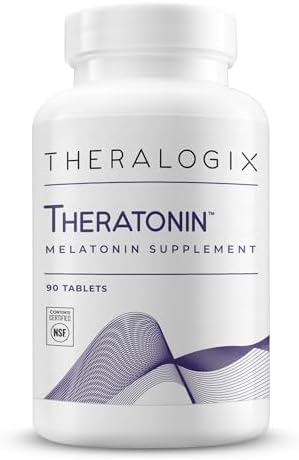 Suplemento de Melatonina Theralogix Theratonin - Suministro para 90 Días - Apoyo para el Sueño - Suplemento para la Fertilidad - Certificado NSF - 90 - imagen 1