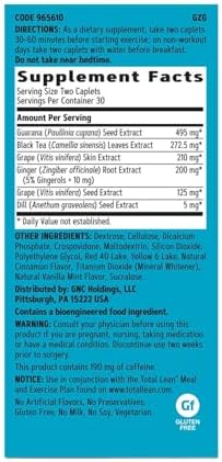 GNC Total Lean Burn 60, Fórmula Termogénica Clínicamente Comprobada, 30 Porciones - imagen 4