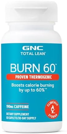 GNC Total Lean Burn 60, Fórmula Termogénica Clínicamente Comprobada, 30 Porciones - imagen 5