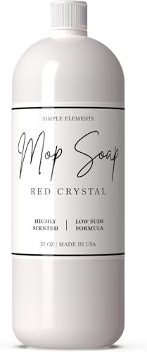 Jabón para Trapeador Aromatizado, Limpiador de Pisos de Lujo para Madera, Cerámica, Laminado y Piedra, Fórmula de Bajas Espumas, 32oz Aroma Cristal - imagen 1